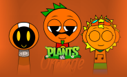 img Sprunki Orange vs Plants